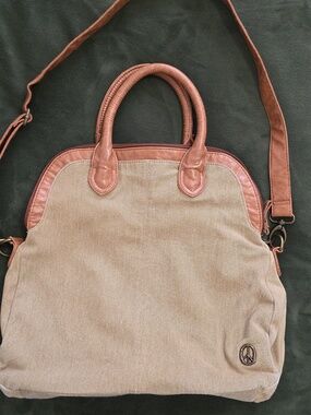 Olsenboye Canvas Tote/Crossbody Bag